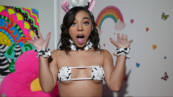 Zerella Skies in 'Zerella Learns To Milk A Cock'